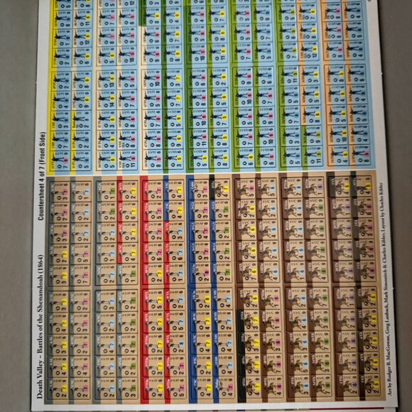 Death Valley: Battles for the Shenandoah (open, unpunched) GMT Games - Picture 10 of 16